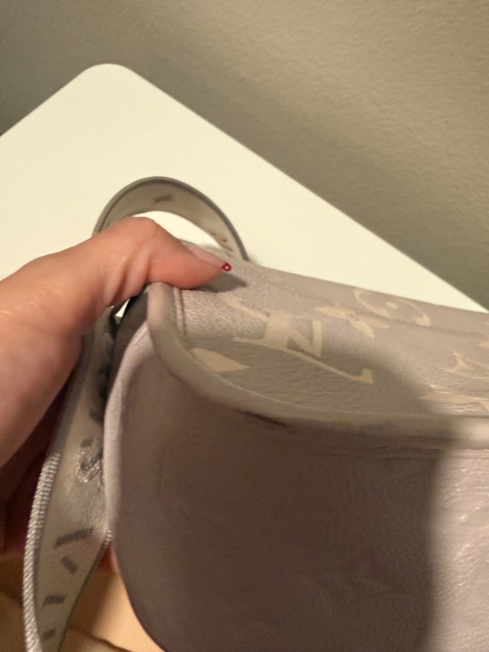 Louis Vuitton Diane Monogram Empreinte Leather – Tourterelle Beige/Cream - Picture 7 of 8